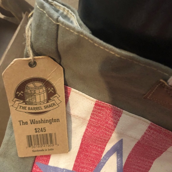 New! Barrel Shack “The Washington” handbag. - Picture 3 of 3